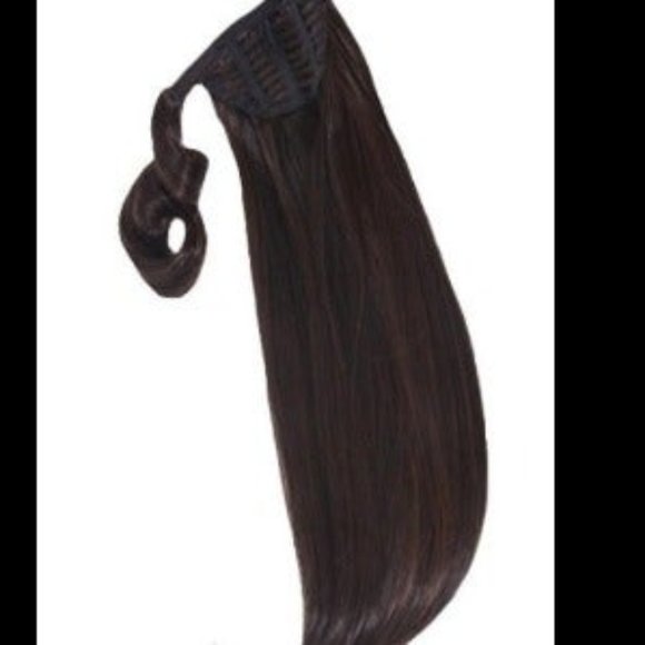 REVLON Wrap-n-Wear Synthetic Ponytail Dark Brown - Picture 3 of 6